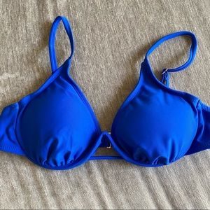 Royal Blue Bikini Set with Removable Pads. Size Large